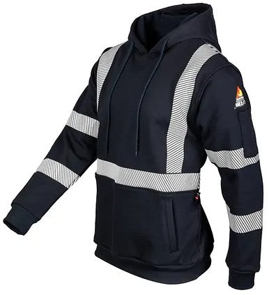 Flame Resistant Hoodie Pullover with Reflective Tape