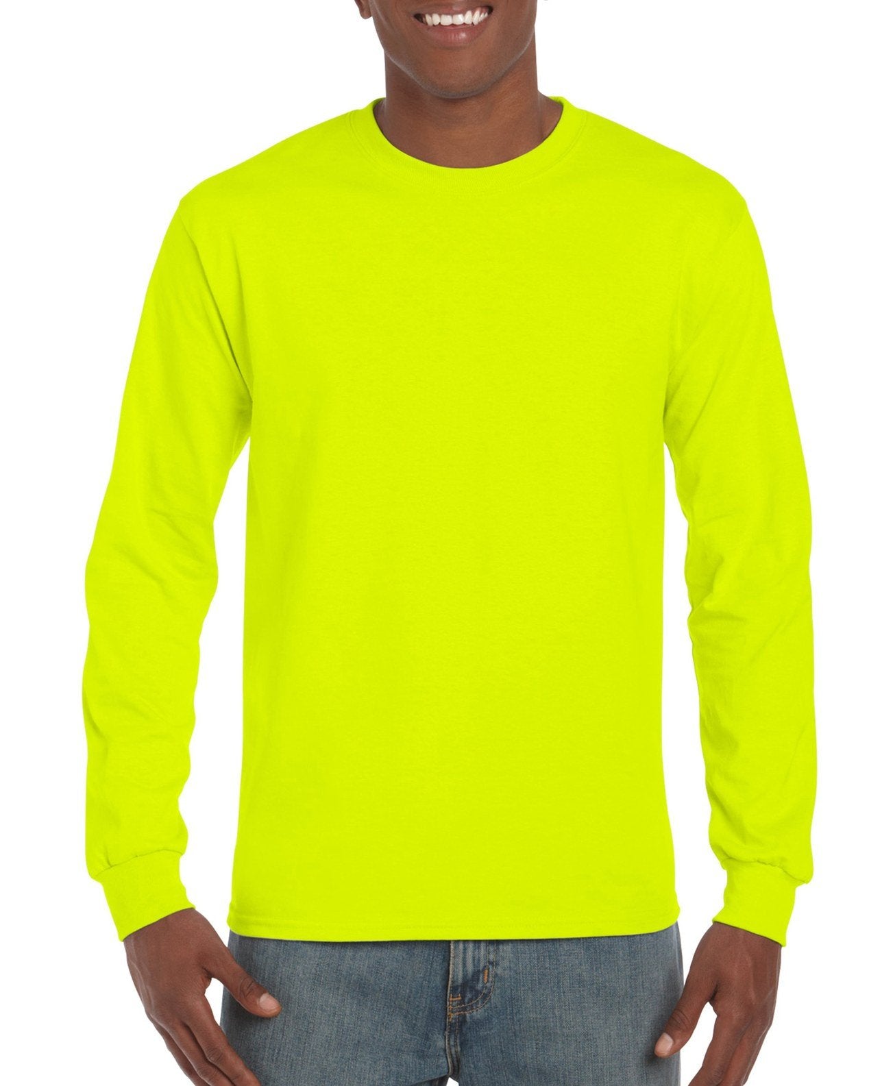 Gildan Ultra Cotton Hi Vis Long Sleeve T-Shirt – HiVis365 by Northeast Sign