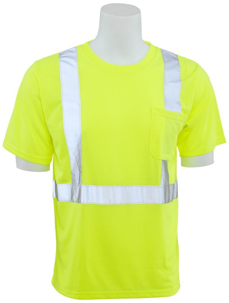 ERB 9601S Class 2 Hi Vis Short Sleeve T-Shirt