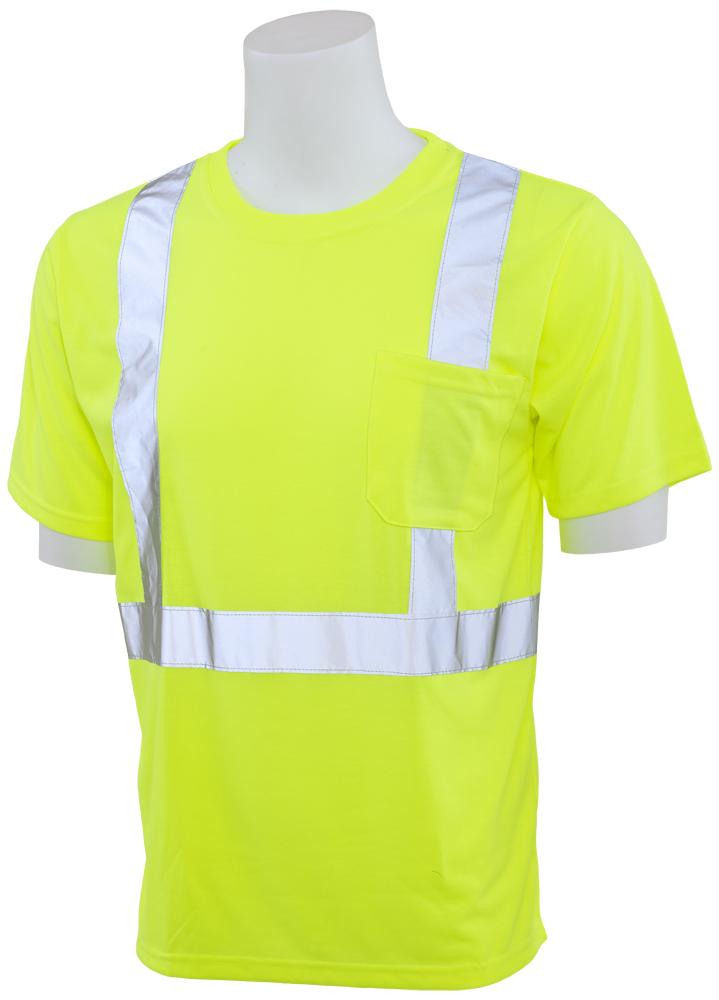 ERB 9601S Class 2 Hi Vis Short Sleeve T-Shirt