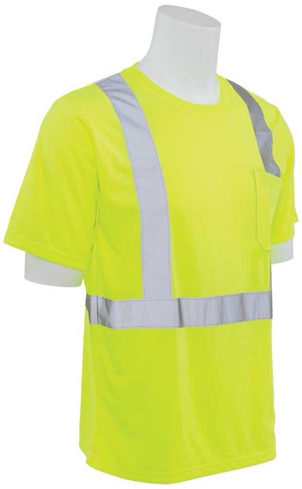 ERB 9601S Class 2 Hi Vis Short Sleeve T-Shirt