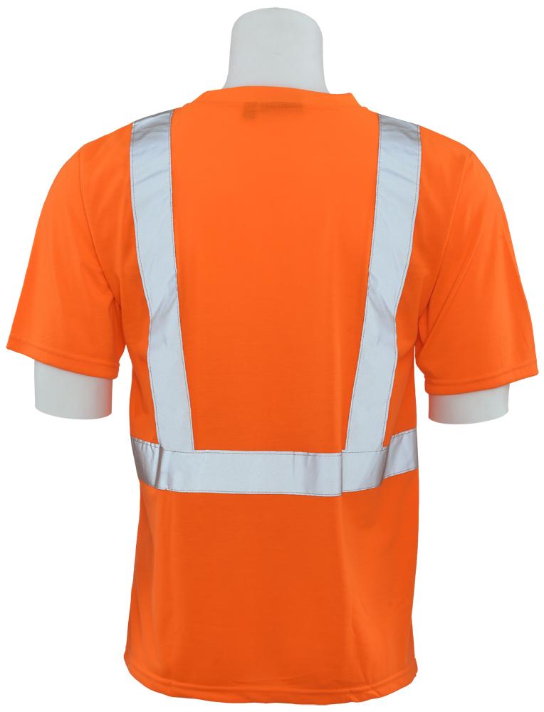ERB 9601S Class 2 Hi Vis Short Sleeve T-Shirt
