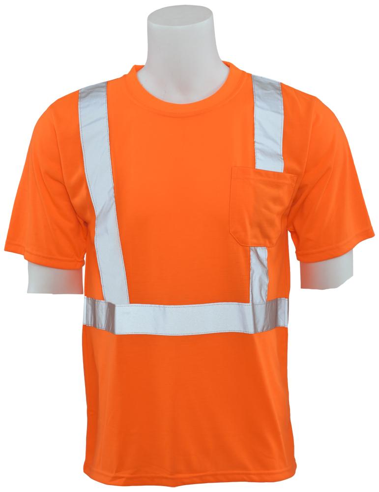 ERB 9601S Class 2 Hi Vis Short Sleeve T-Shirt