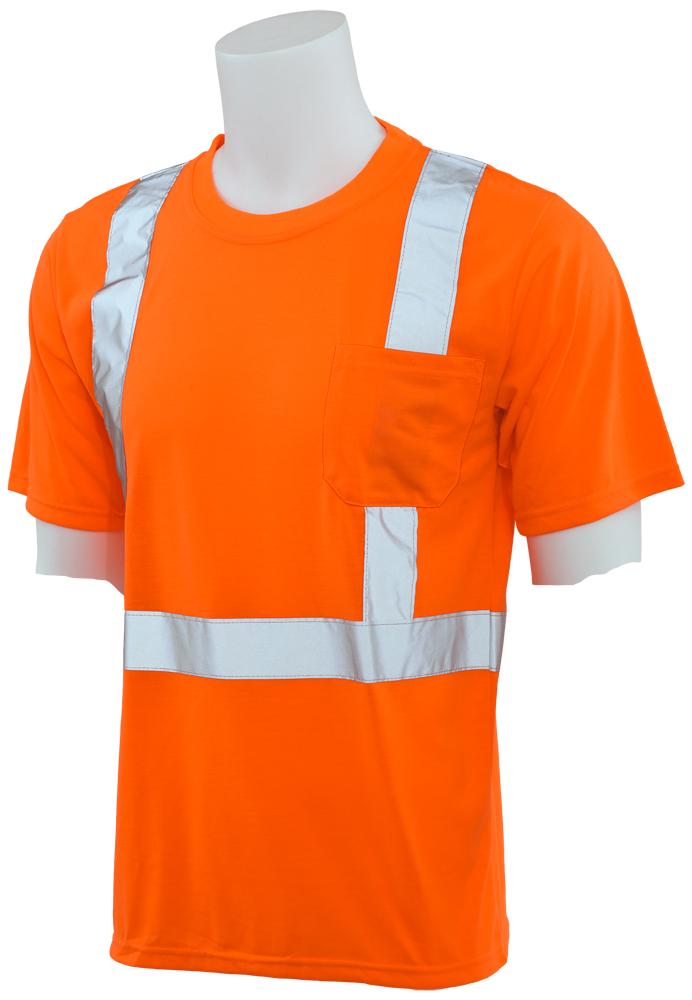 ERB 9601S Class 2 Hi Vis Short Sleeve T-Shirt
