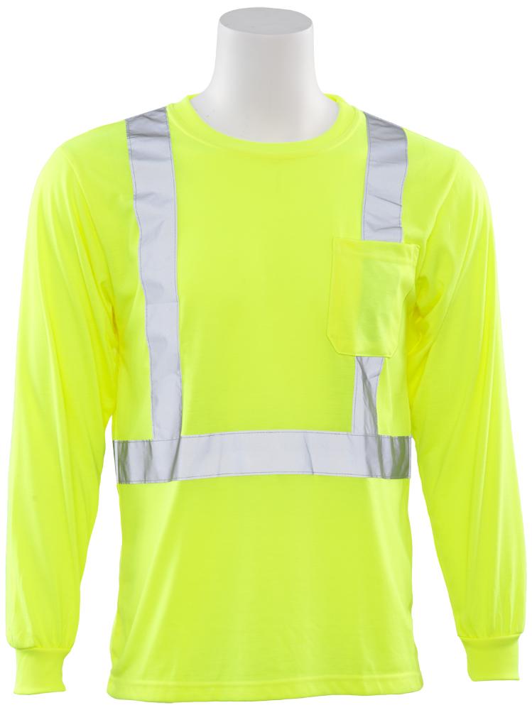 ERB 9602S Class 2 Hi Vis Long Sleeve T-Shirt
