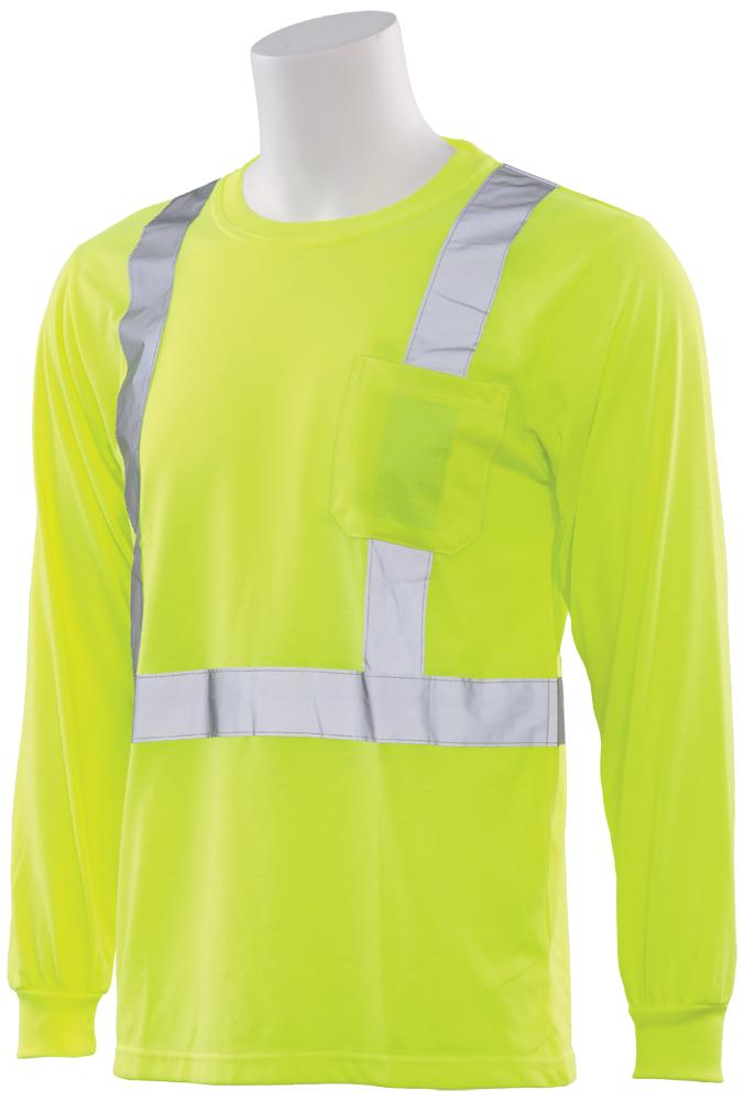 ERB 9602S Class 2 Hi Vis Long Sleeve T-Shirt