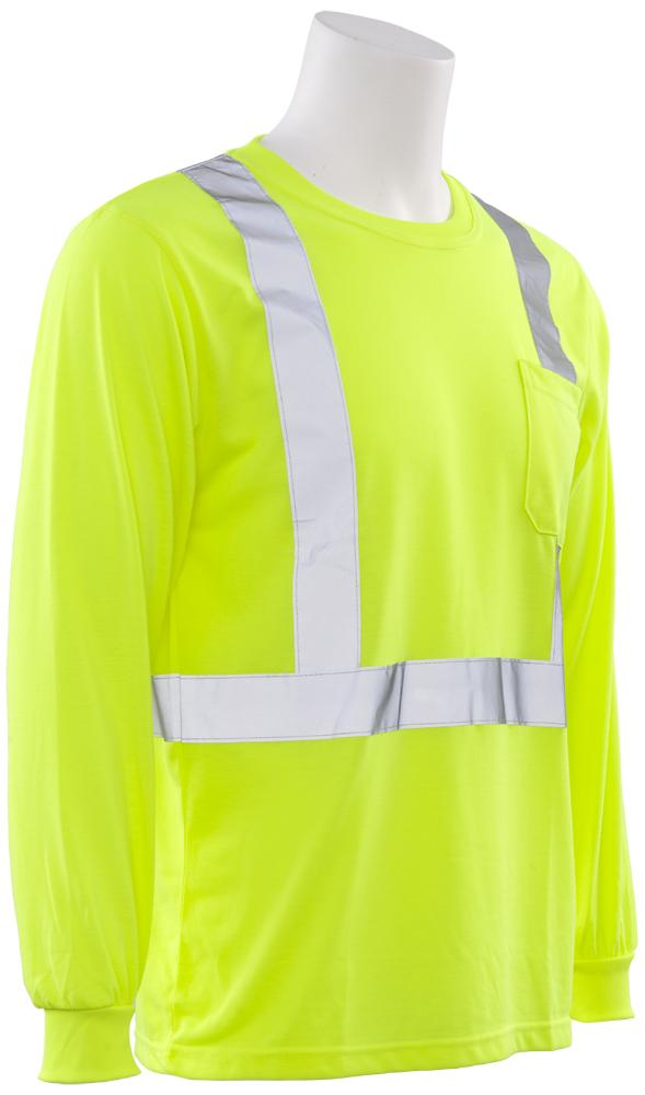 ERB 9602S Class 2 Hi Vis Long Sleeve T-Shirt