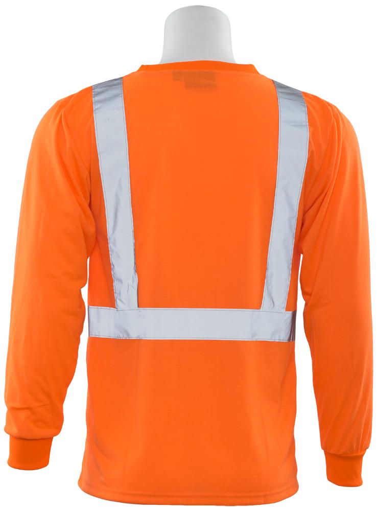 ERB 9602S Class 2 Hi Vis Long Sleeve T-Shirt