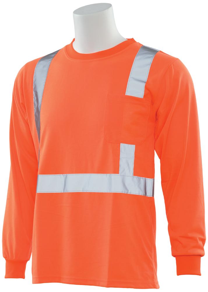 ERB 9602S Class 2 Hi Vis Long Sleeve T-Shirt