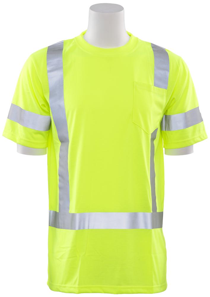 ERB 9801S Class 3 Hi Vis Short Sleeve T-Shirt