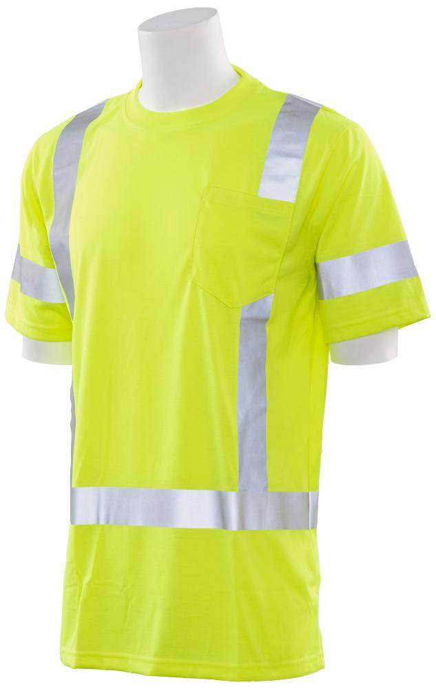 ERB 9801S Class 3 Hi Vis Short Sleeve T-Shirt