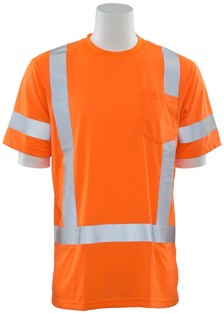 ERB 9801S Class 3 Hi Vis Short Sleeve T-Shirt