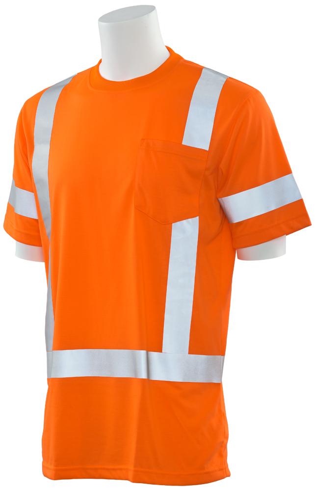 ERB 9801S Class 3 Hi Vis Short Sleeve T-Shirt