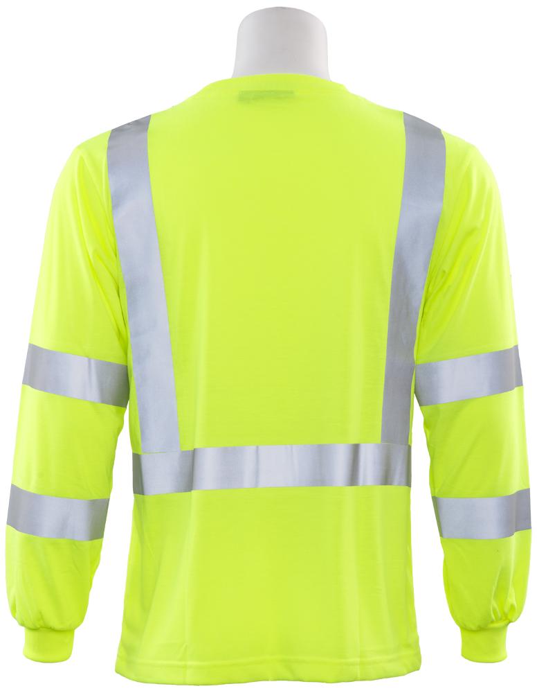 ERB 9802S Class 3 Long Sleeve Hi Vis T-Shirt