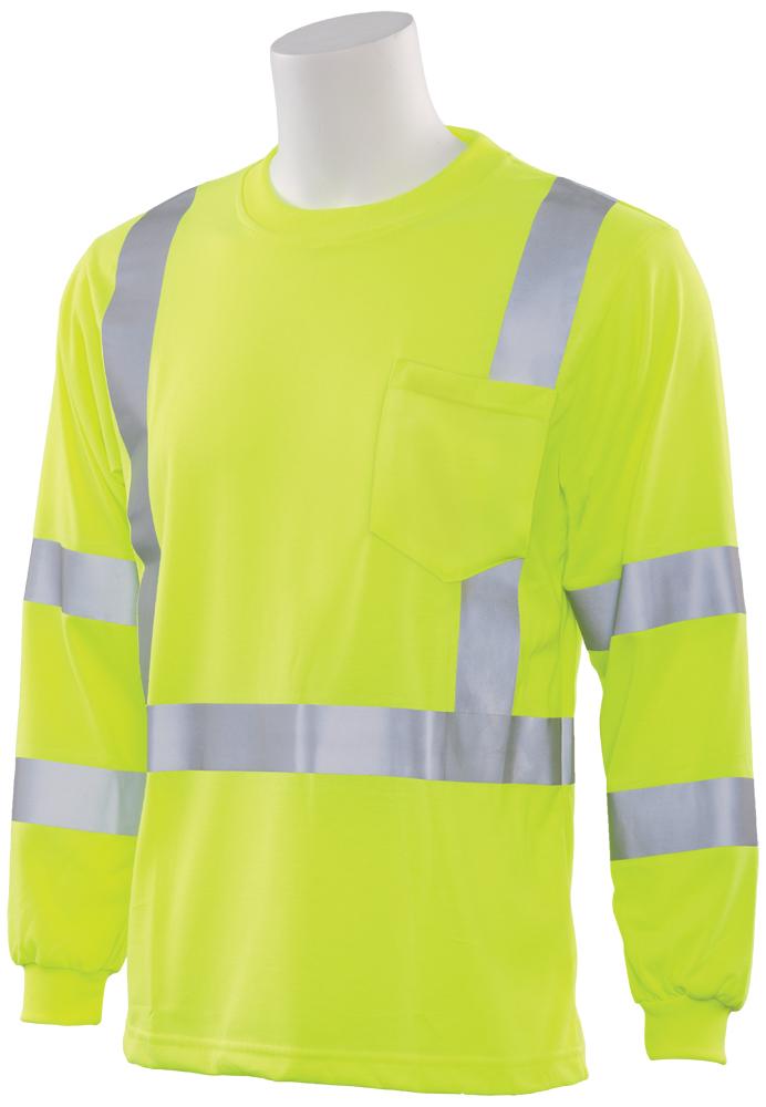ERB 9802S Class 3 Long Sleeve Hi Vis T-Shirt
