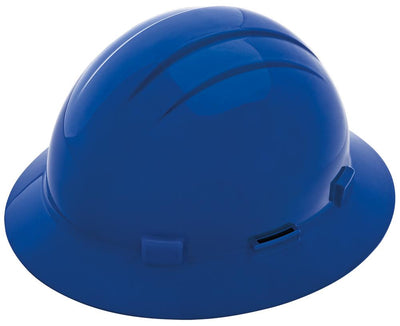 ERB Americana Full Brim Hard Hat with 4-Point Nylon Suspension and Accessory Slots