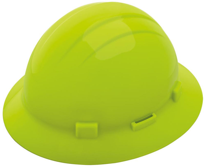 ERB Americana Full Brim Hard Hat with 4-Point Nylon Suspension and Accessory Slots