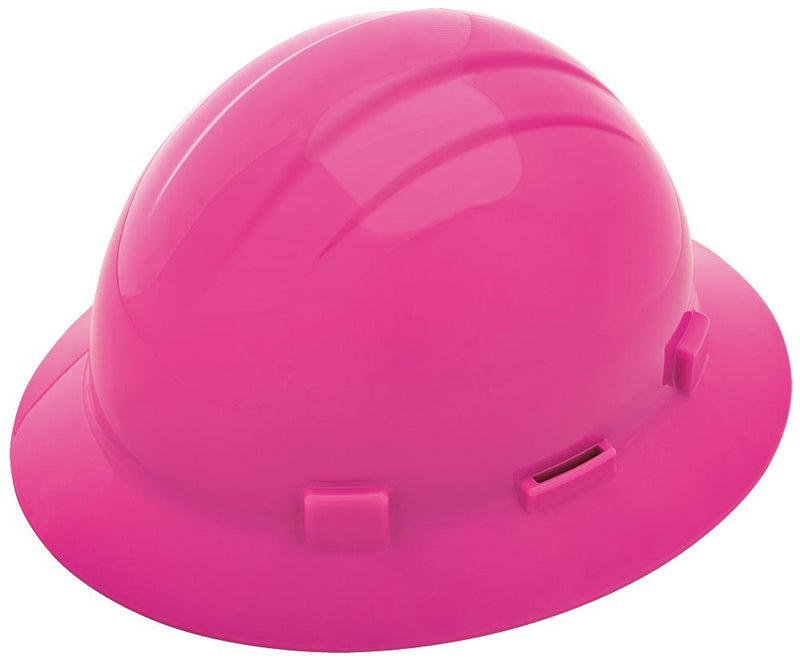 ERB Americana Full Brim Hard Hat with 4-Point Ratchet Suspension and Accessory Slots