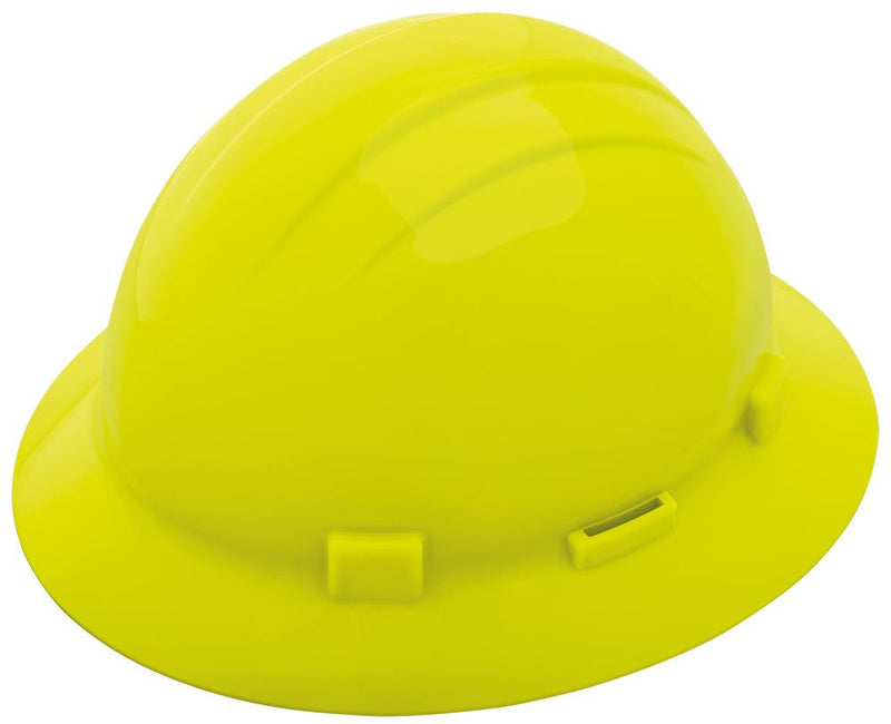 ERB Americana Full Brim Hard Hat with 4-Point Ratchet Suspension and Accessory Slots
