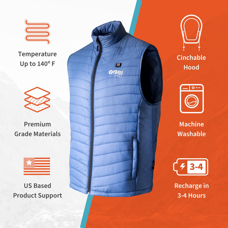 Gobi Heat Dune Mens Heated Vest