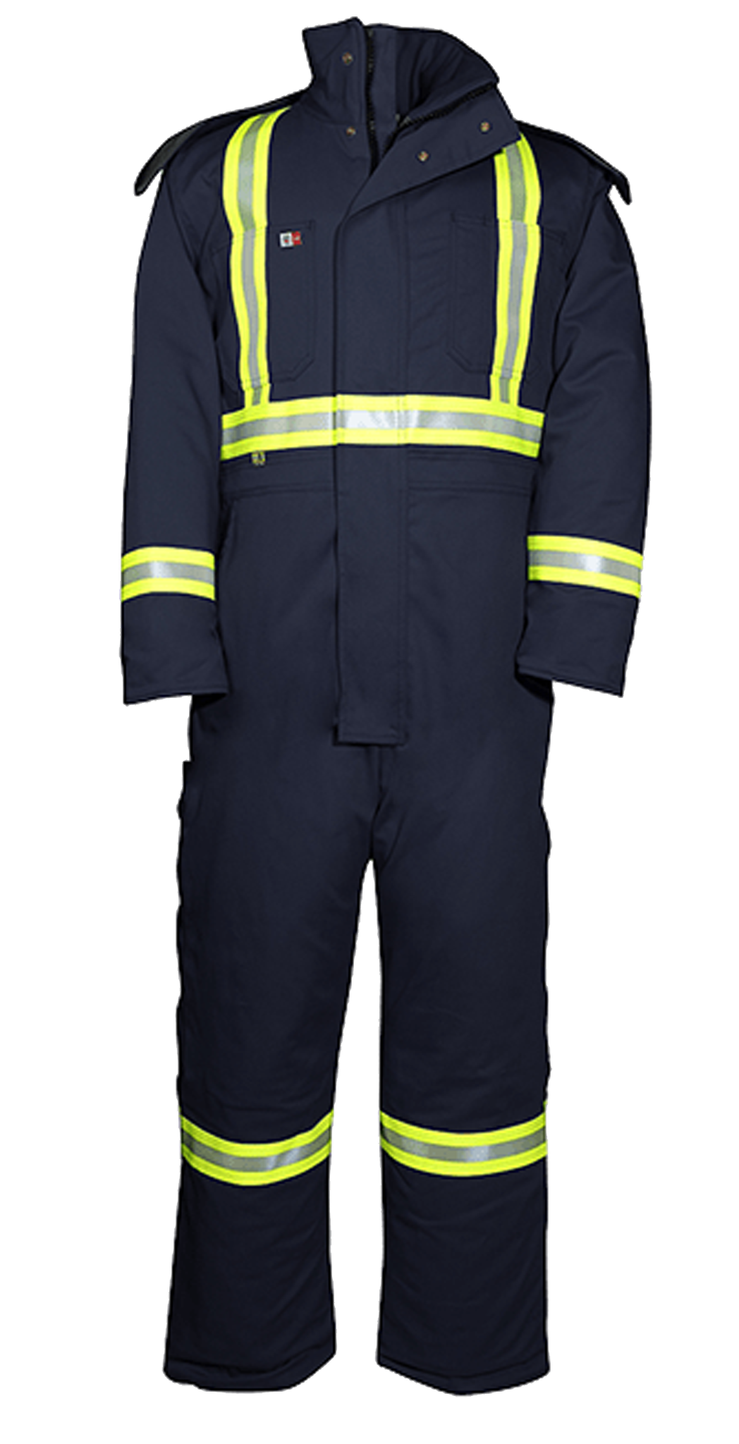Blue hi sales vis overalls