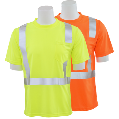 ERB 9006S Class 2 Hi Vis Short Sleeve T-Shirt