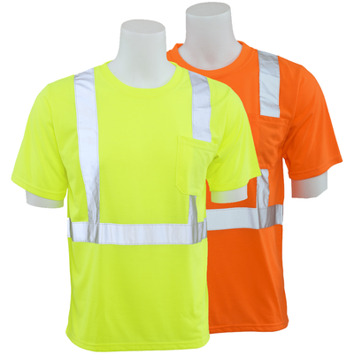 ERB 9601S Class 2 Hi Vis Short Sleeve T-Shirt