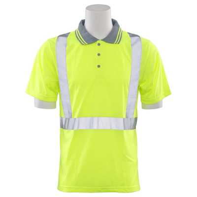 ERB S369 ANSI Class 2 Hi Vis Polo Shirt