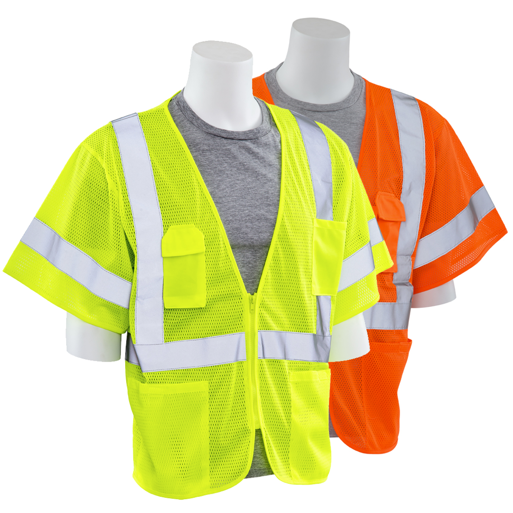 ERB S6631P ANSI Class 3 Safety Vest HiVis365 by Northeast Sign
