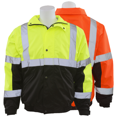 ERB W106T ANSI Class 3 Tall Black Bottom Jacket