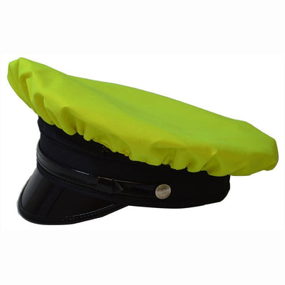 Reversible Lime 8-Point Hat Cover, Side View