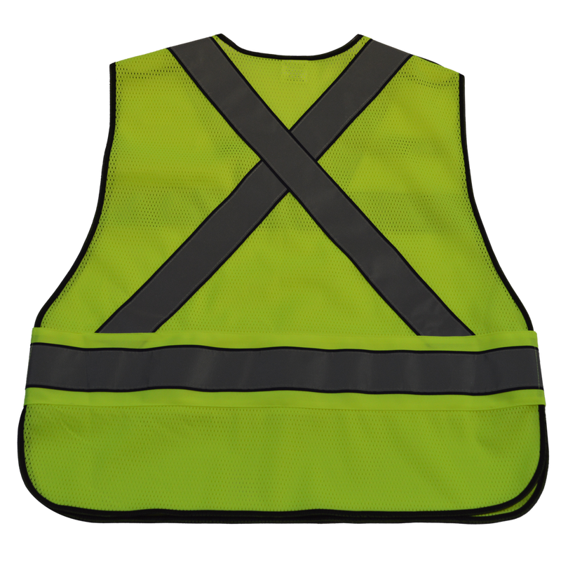 c Safety Vest, “X” on Back, Back View