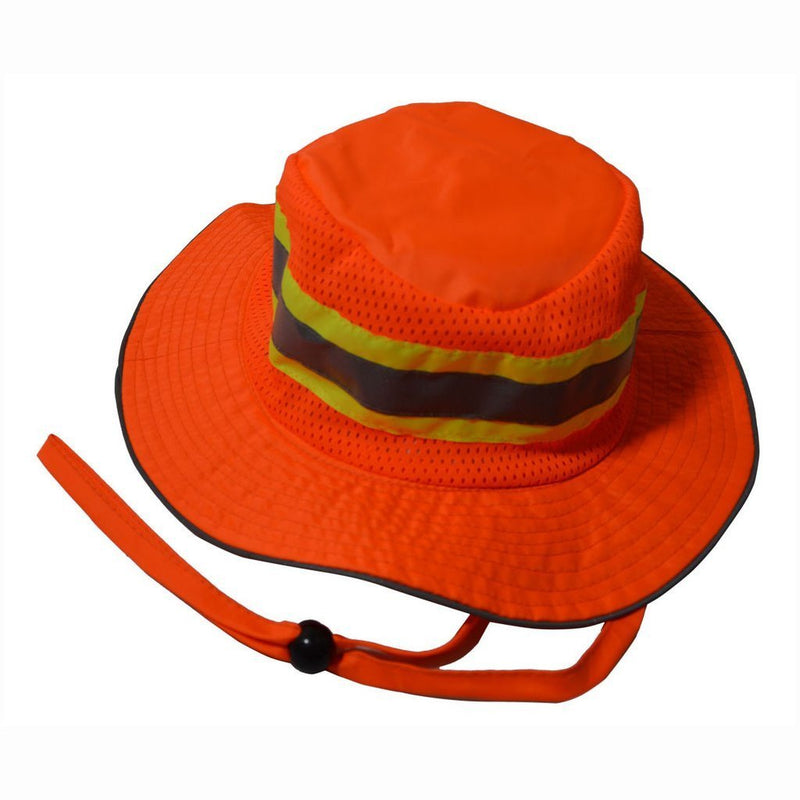 Petra Roc ORH-FB ANSI Orange Full Brimmed Ranger Style Hats, Side