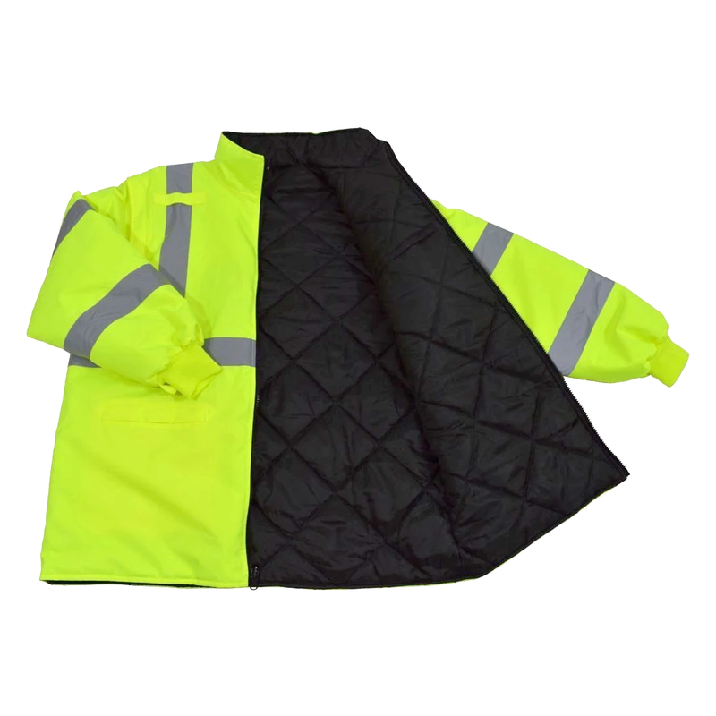 Petra Roc Class 3 Two Tone Lime/Black Waterproof 6-in-1 Parka Jacket