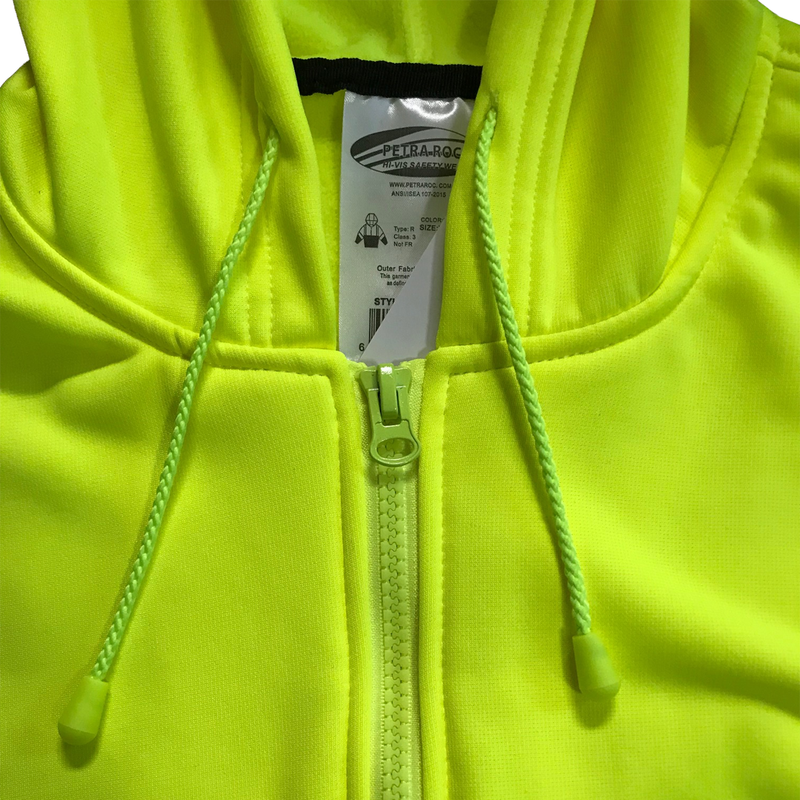 Petra Roc LBZHSW-C3 Class 3 Two Tone Black Bottom Hooded Sweatshirt