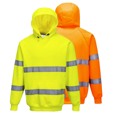 Portwest B304 Hi-Vis Hooded Sweatshirt