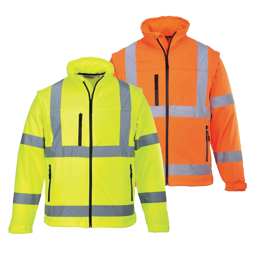 Portwest US428 Hi Vis Softshell Jacket HiVis365 by Northeast Sign