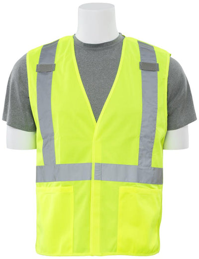ERB S101X ANSI Class 2 Breakaway Safety Vest with X on Back