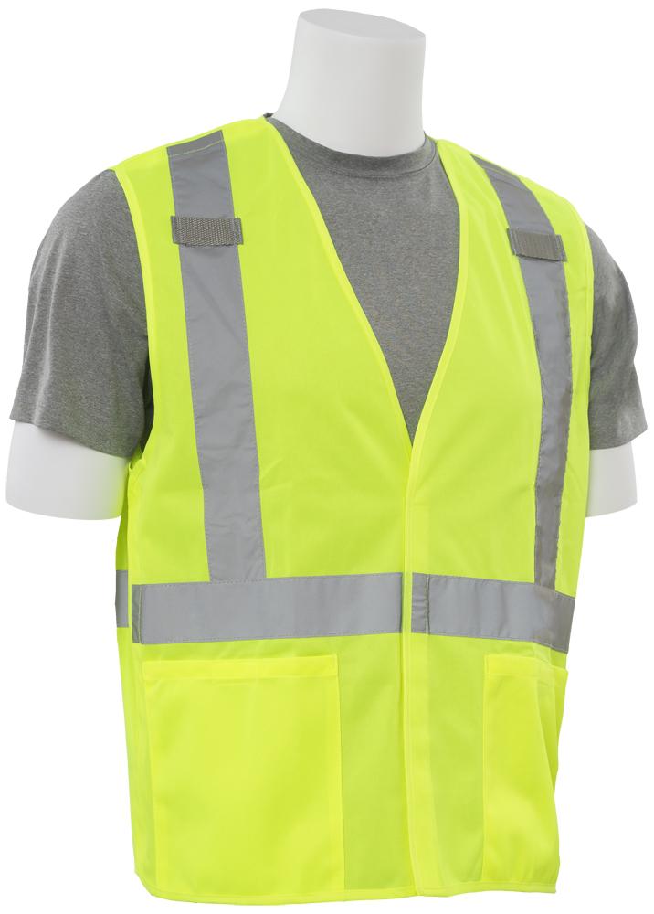 ERB S101X ANSI Class 2 Breakaway Safety Vest with X on Back