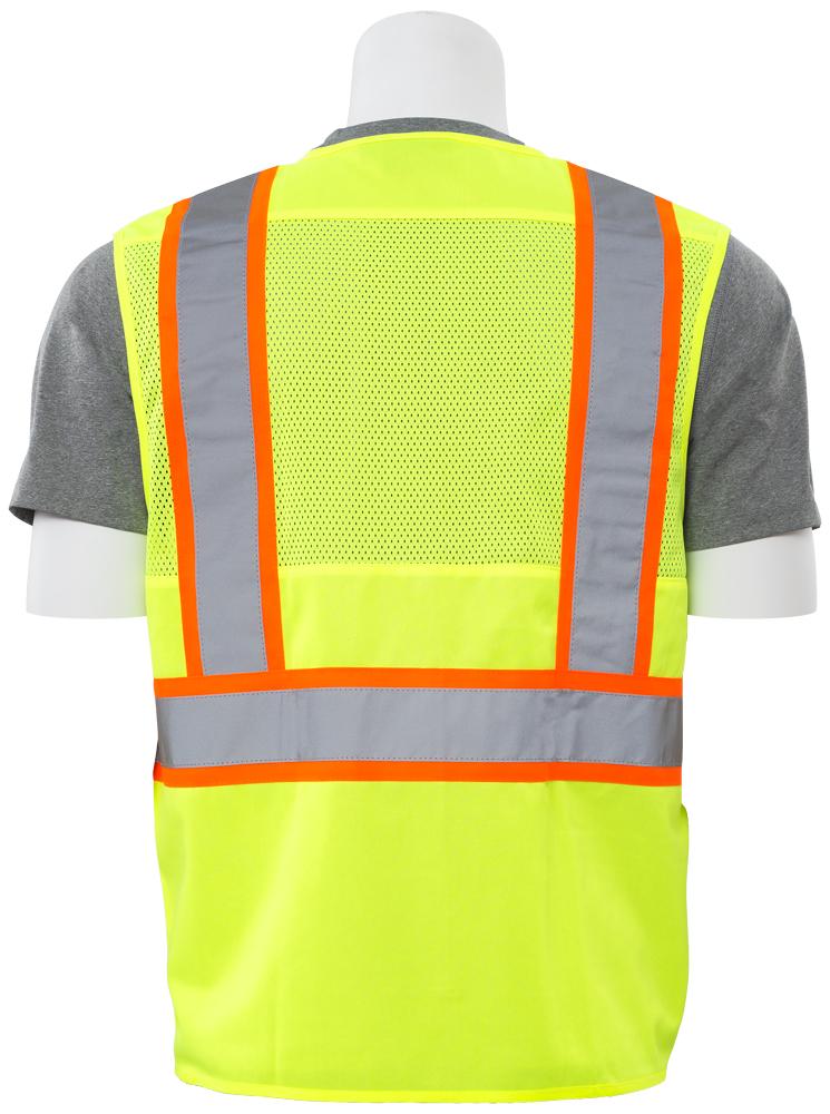 ERB S149 ANSI Class 2 Surveyor Vest with Zipper