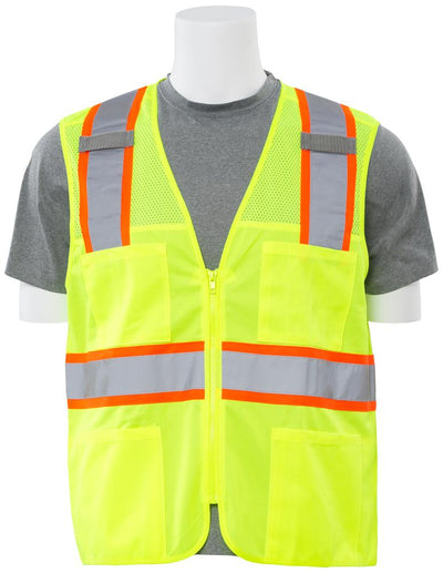 ERB S149 ANSI Class 2 Surveyor Vest with Zipper