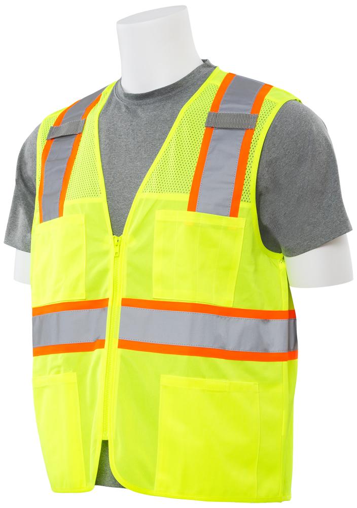 ERB S149 ANSI Class 2 Surveyor Vest with Zipper