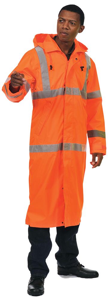 ERB S163 ANSI Class 3 Long Raincoat