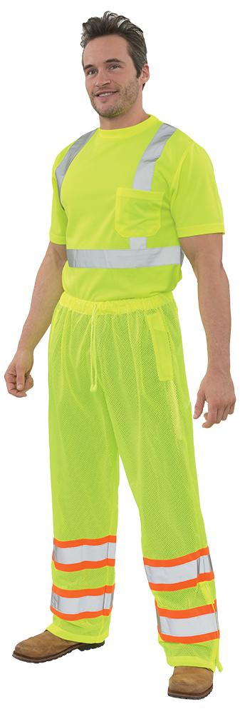 ERB S210 ANSI Class E Mesh Hi Vis Pants