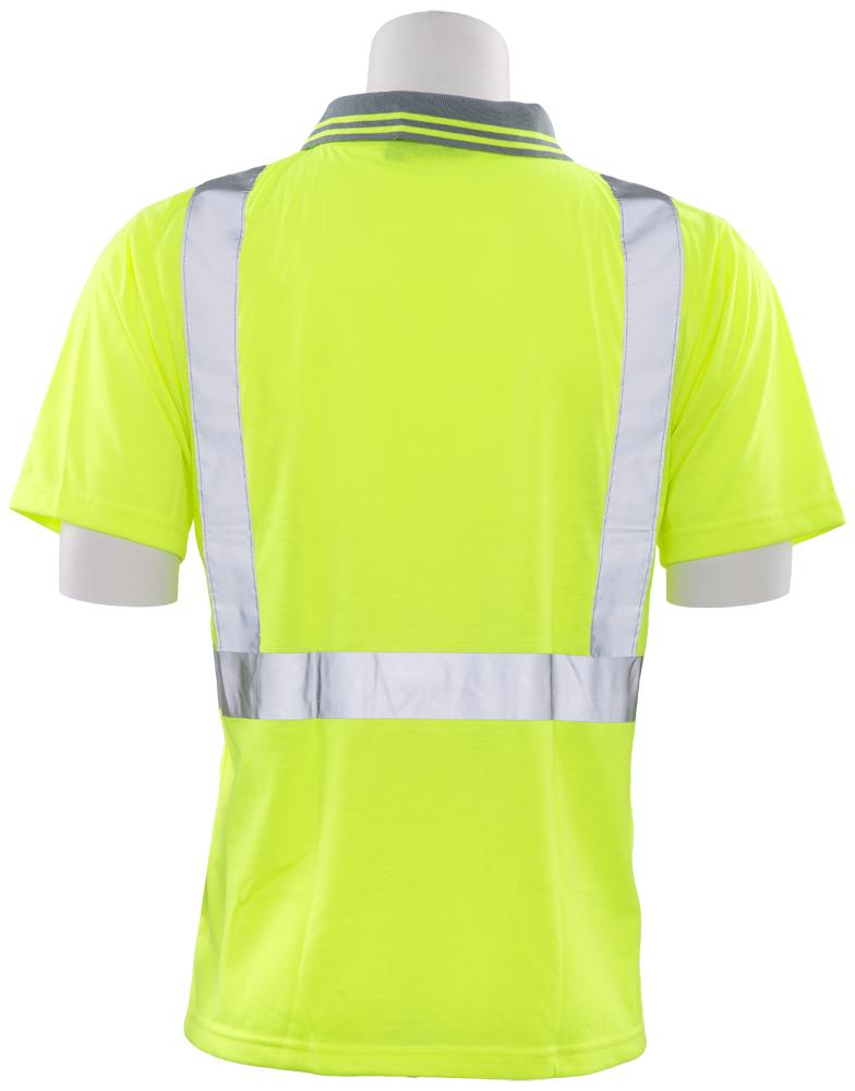 ERB S369 ANSI Class 2 Hi Vis Polo Shirt