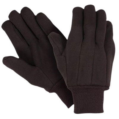 Southern Glove U1052 Heavy Weight Brown Jersey Knit Wrist Gloves
