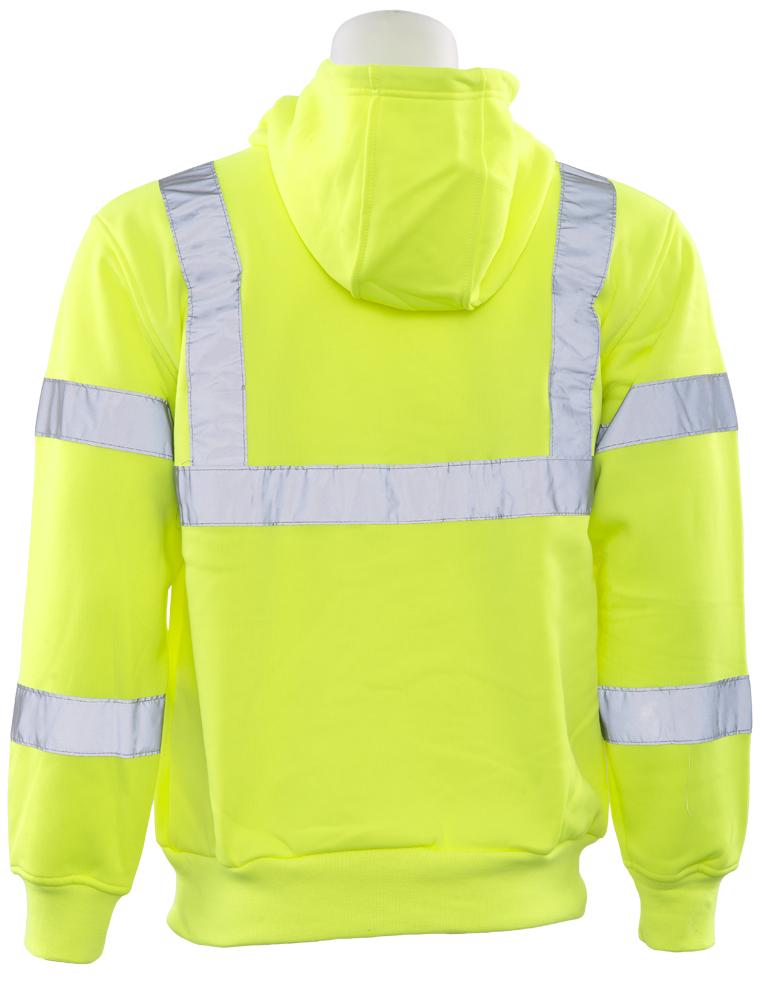 ERB W375 ANSI Class 3 Hooded Sweatshirt with Zipper