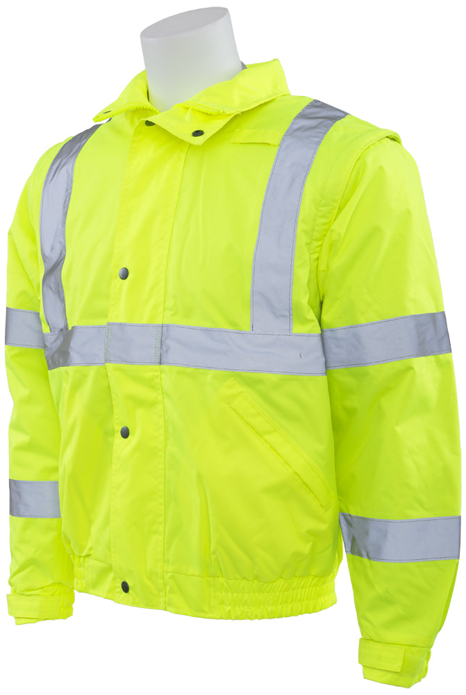 ERB W492SP ANSI Class 3 Zip Off Sleeve Jacket