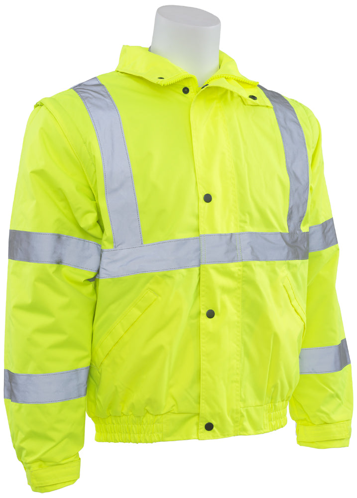 ERB W492SP ANSI Class 3 Zip Off Sleeve Jacket