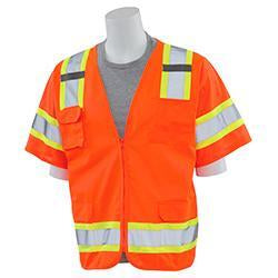 ERB S680 ANSI Class 3 Surveyors Safety Vest, Orange